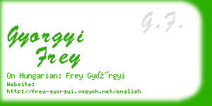 gyorgyi frey business card